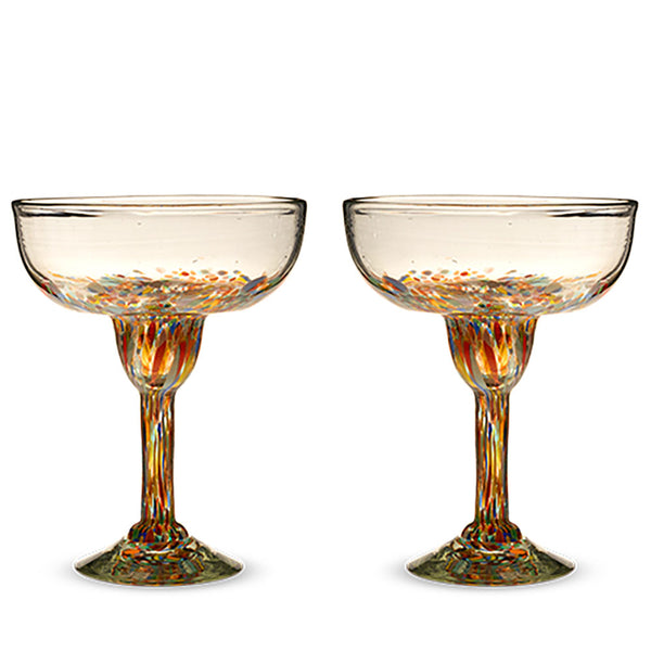 Handblown Margarita Glasses