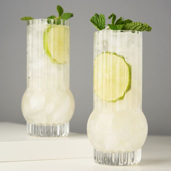 Deco Highball Glasses
