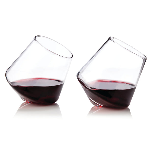Rolling Wine Glasses