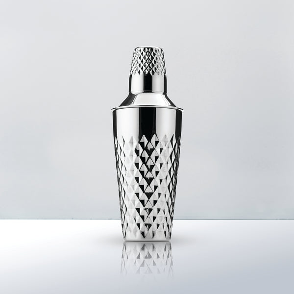 Stainless Steel Faceted Cocktail Shaker