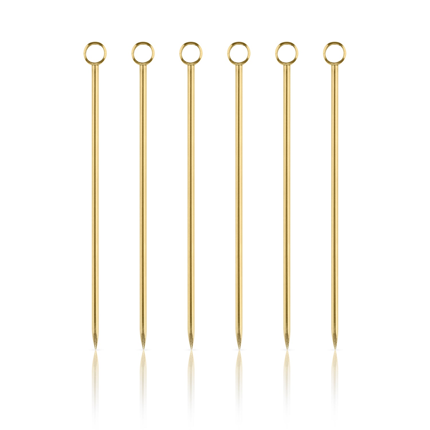 Gold Cocktail Picks (Set of 6)