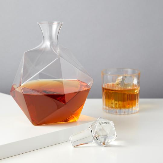crystal liquor decanter
