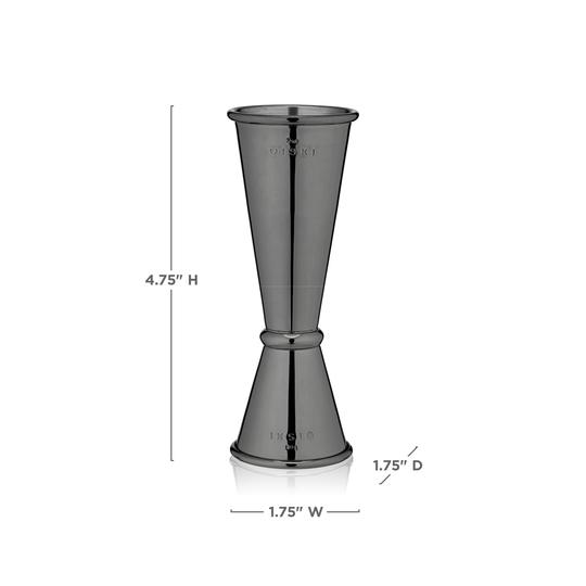 Large Gunmetal Japanese Style Jigger